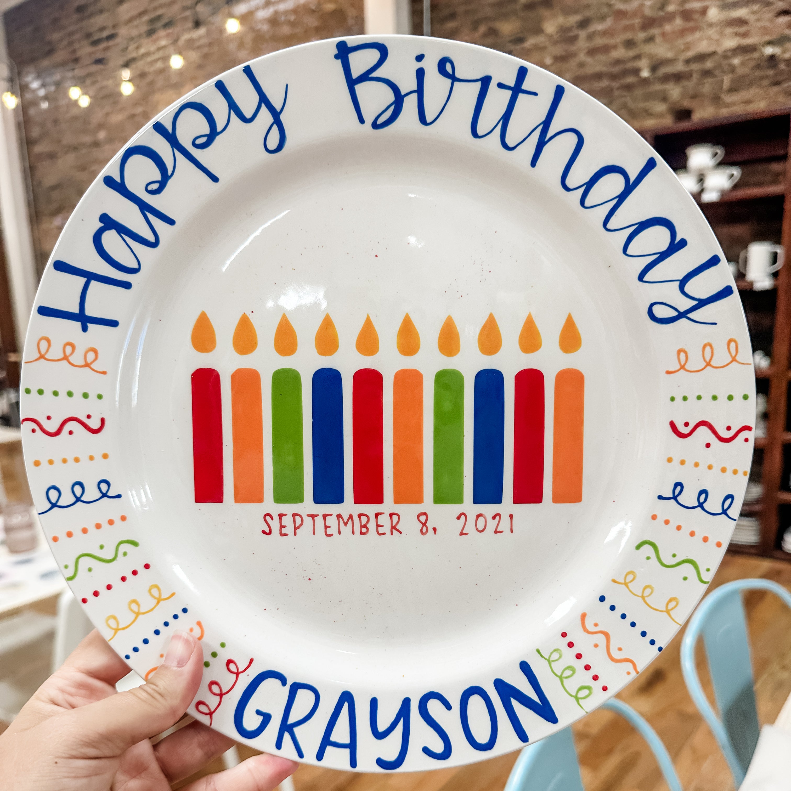 Happy Birthday Plates