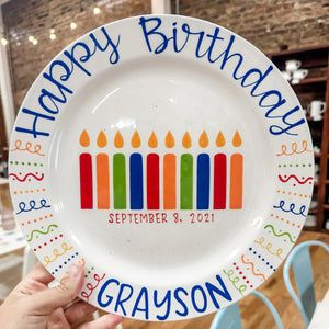 Happy Birthday Plates