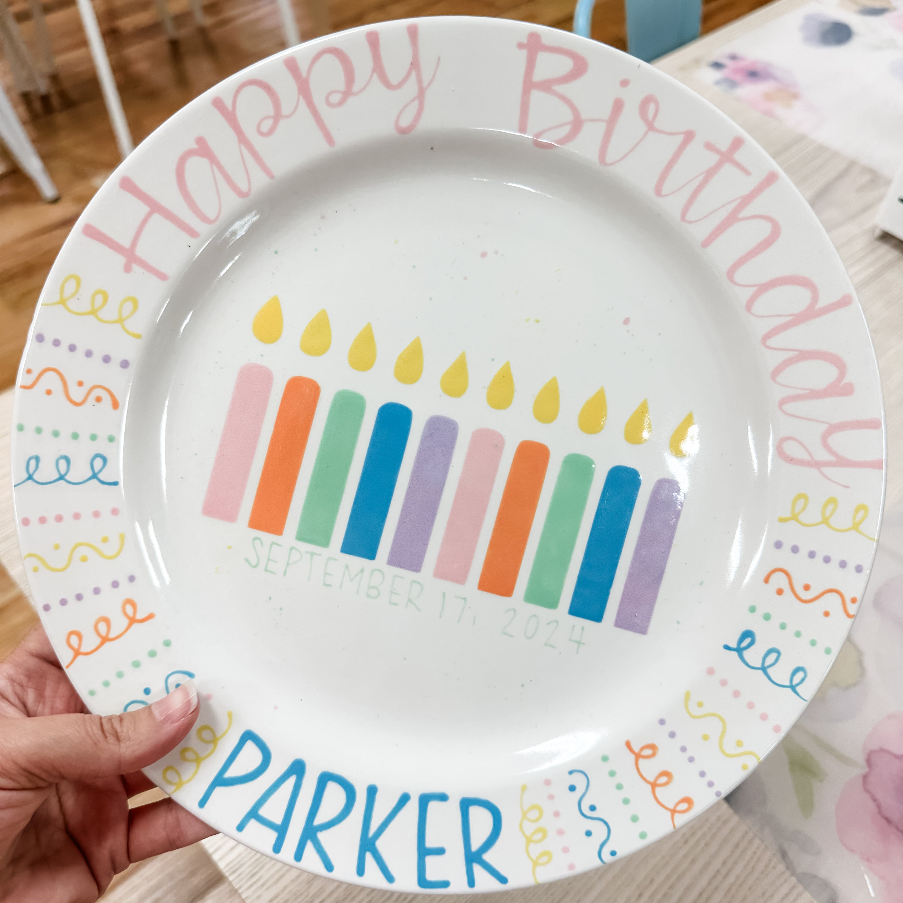 Happy Birthday Plates