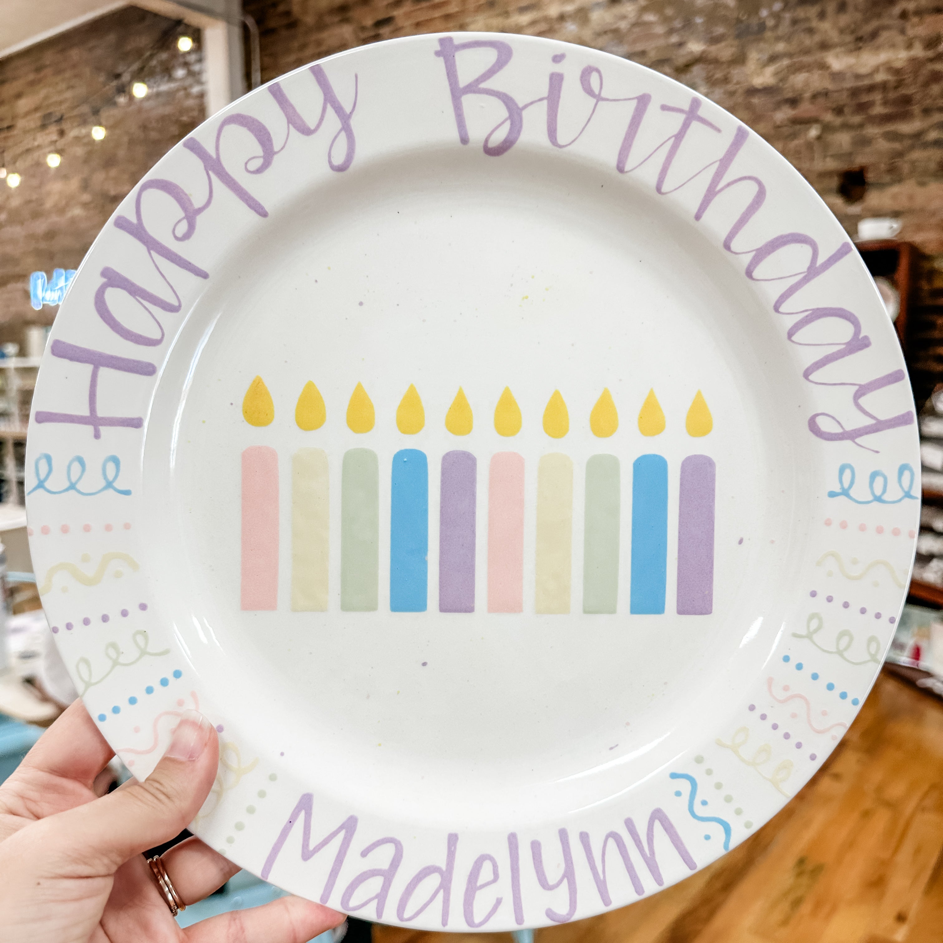 Happy Birthday Plates