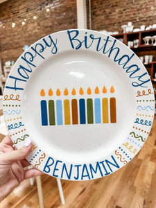 Happy Birthday Plates