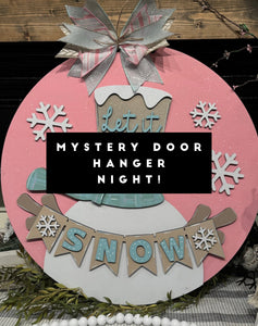 October 29th @ 6pm *SALE* Christmas door hanger mystery night