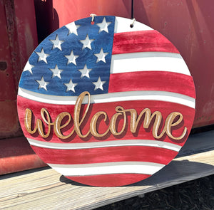 May 16th @ 6pm patriotic door hanger class