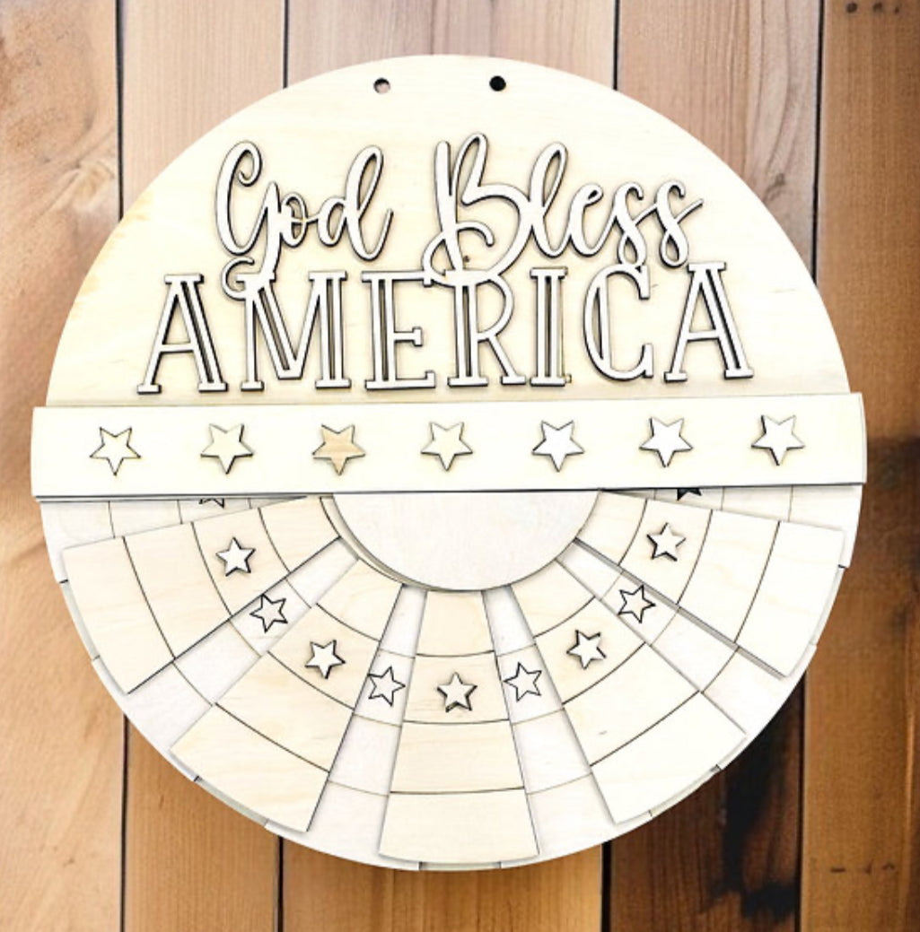 May 16th @ 6pm patriotic door hanger class