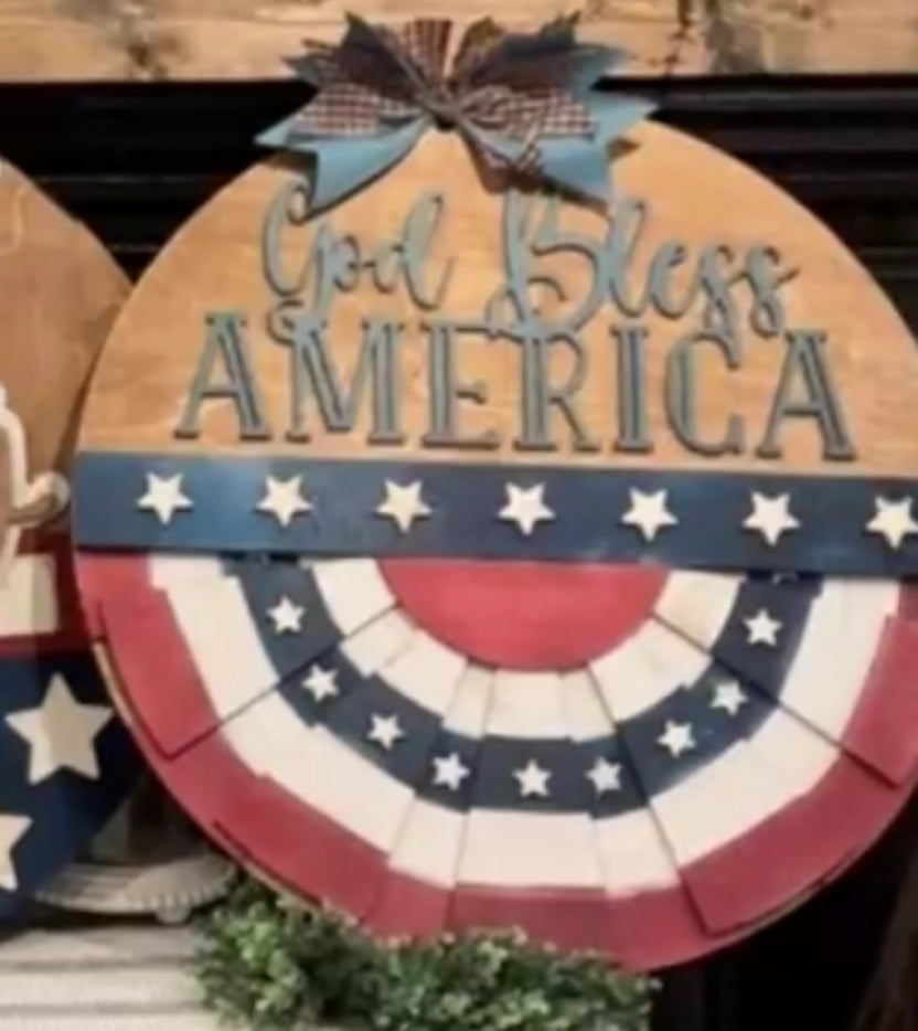 May 16th @ 6pm patriotic door hanger class