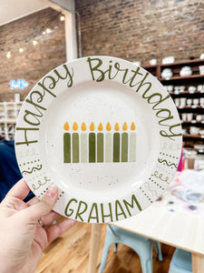 Happy Birthday Plates